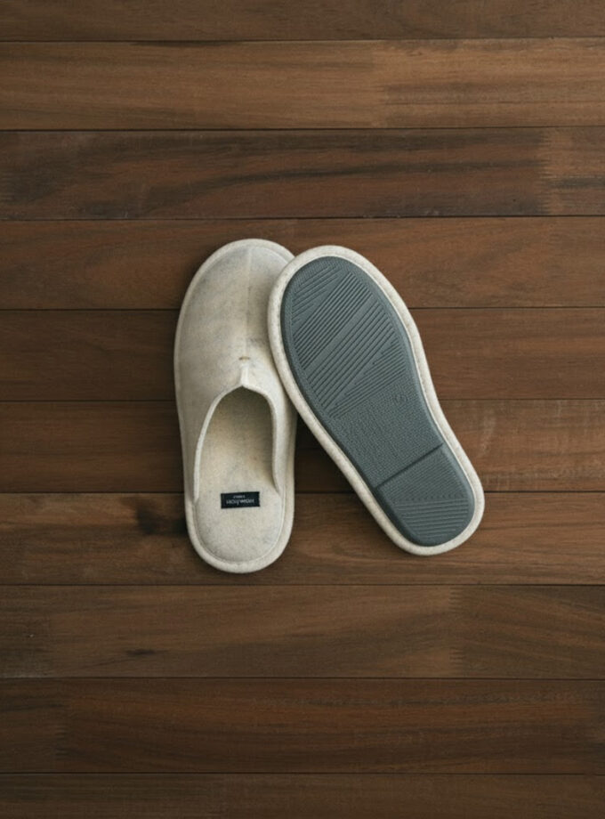 Easy Wash Room Slipper – Ivory