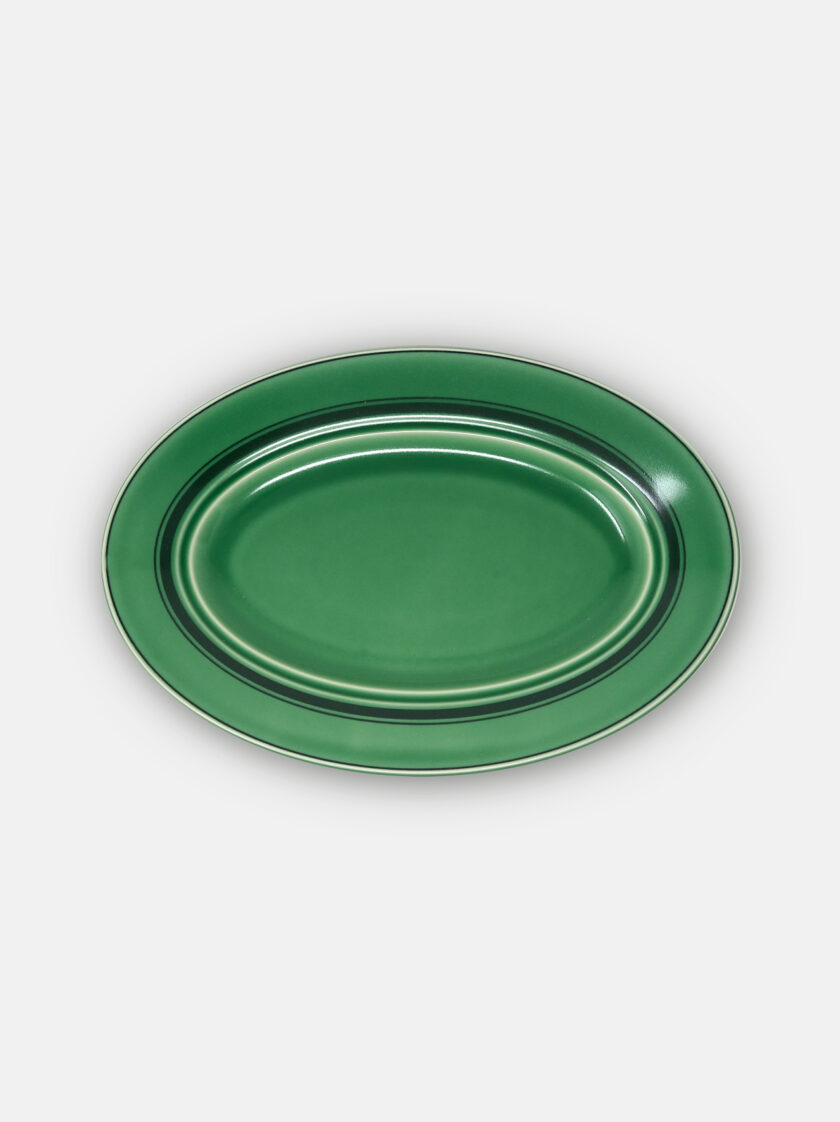 Country Side Oval Plate - Green - 이미지 2