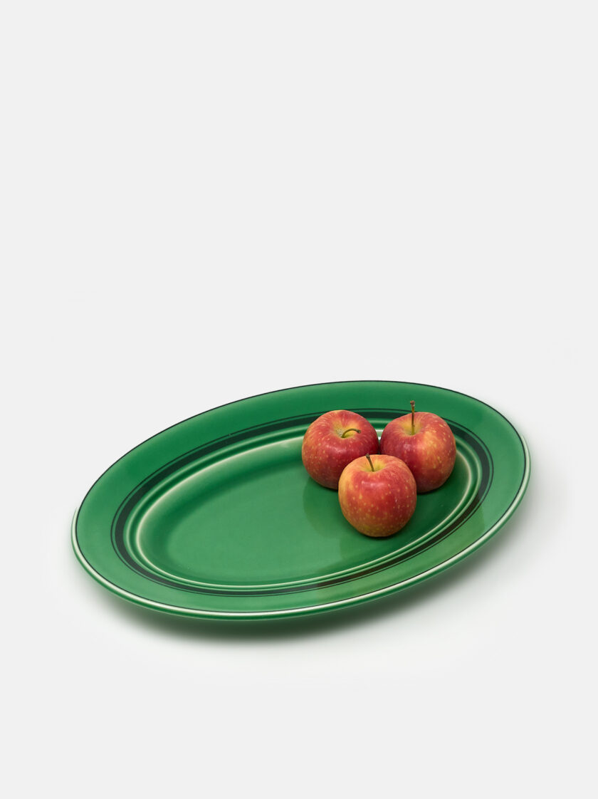 Country Side Oval Plate - Green - 이미지 3