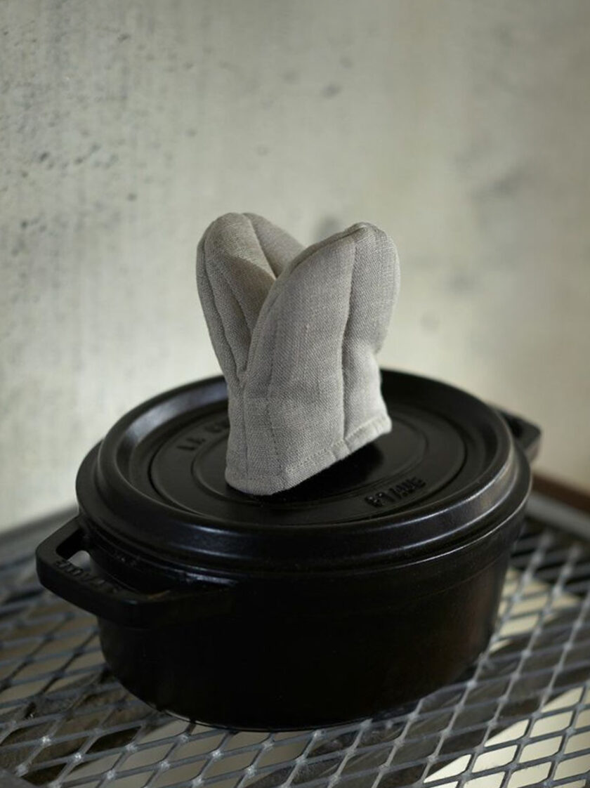 Linen Oven Mitten